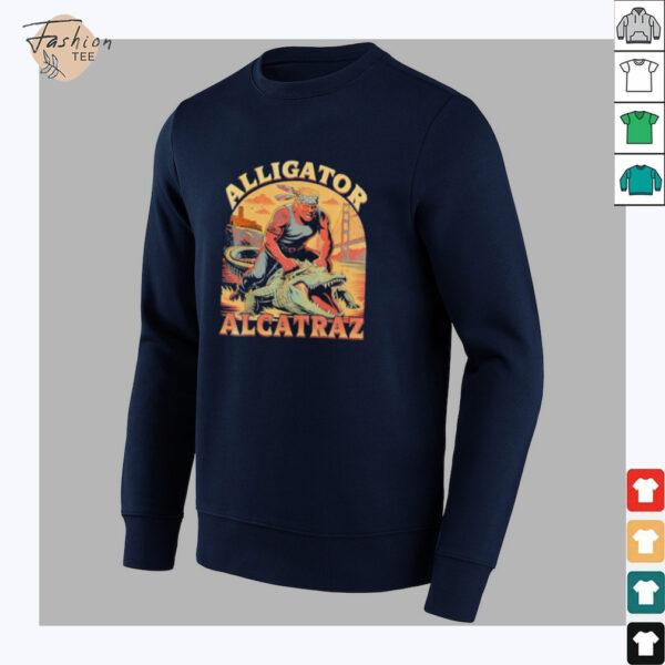 Trump riding Alcatraz Alligator 2025 shirt