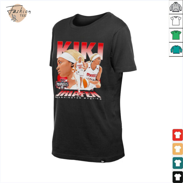 Kiki Iriafen picture collage Washington Mystics Shirt
