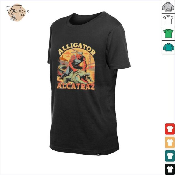 Trump riding Alcatraz Alligator 2025 shirt