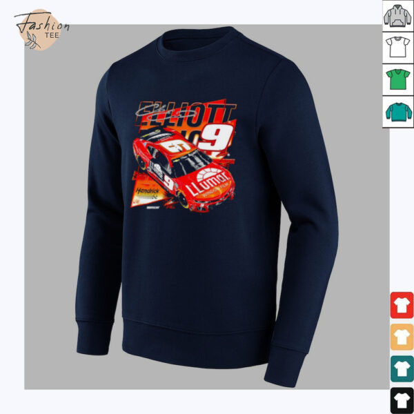 Chase Elliott Hendrick Motorsports Team Collection Llumar signature shirt